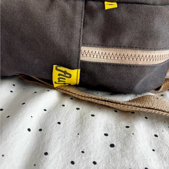 Fluff Black and Tan Kids Backpack - Picture 3 of 8